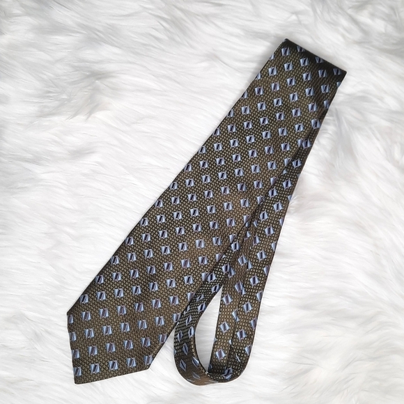 Ermenegildo Zegna Modern Art Silk Tie - Picture 1 of 6
